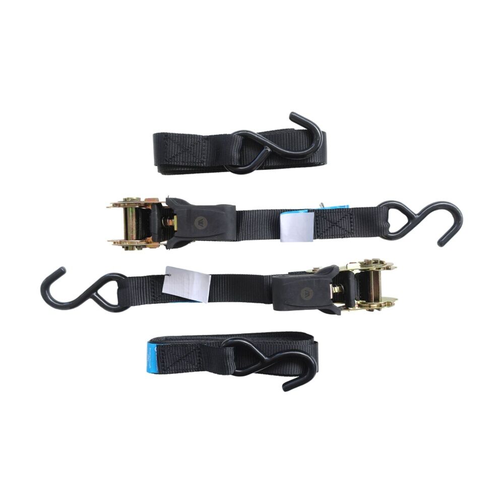 Wildtrak Ratchet Tie Down Straps Heavy Duty Steel Body 5m x 25mm (2 Pieces) — image 3
