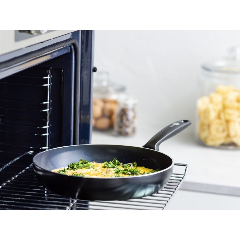 Greenpan 24cm Black Ceramic Non-Stick Torino Open Frypan Kitchen Cooking Tool — image 3