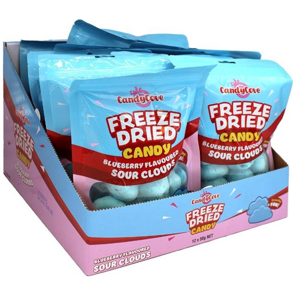 Candy Cove Candycove Freeze Dried Sour Clouds 50g Fruit Flavour Lollies — image 2