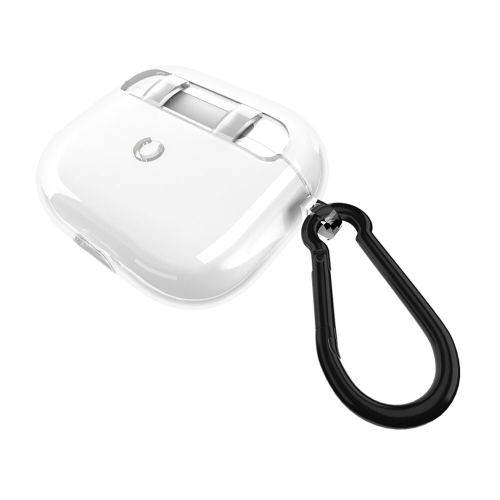 Case-Mate Clear Tough Protection Case for AirPods 4 w/ Carabiner — image 4