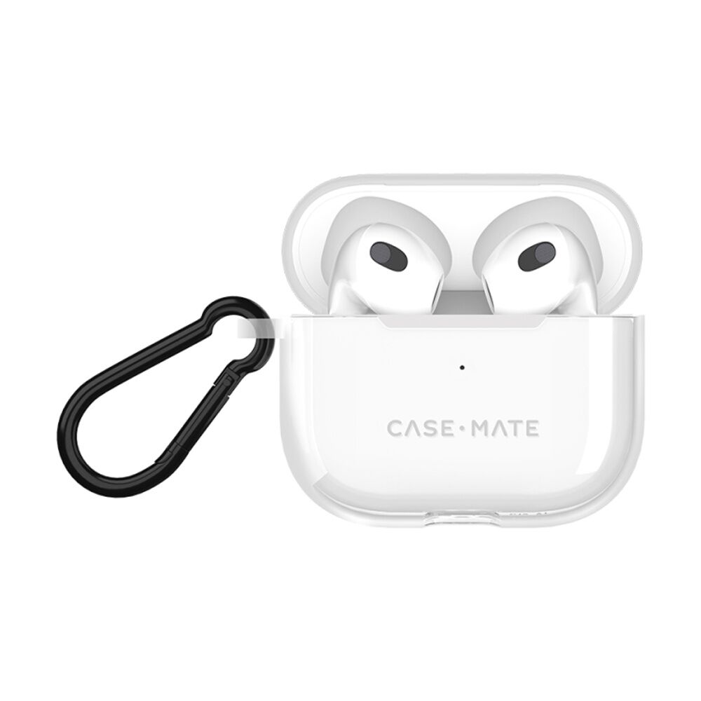 Case-Mate Clear Tough Protection Case for AirPods 4 w/ Carabiner — image 5