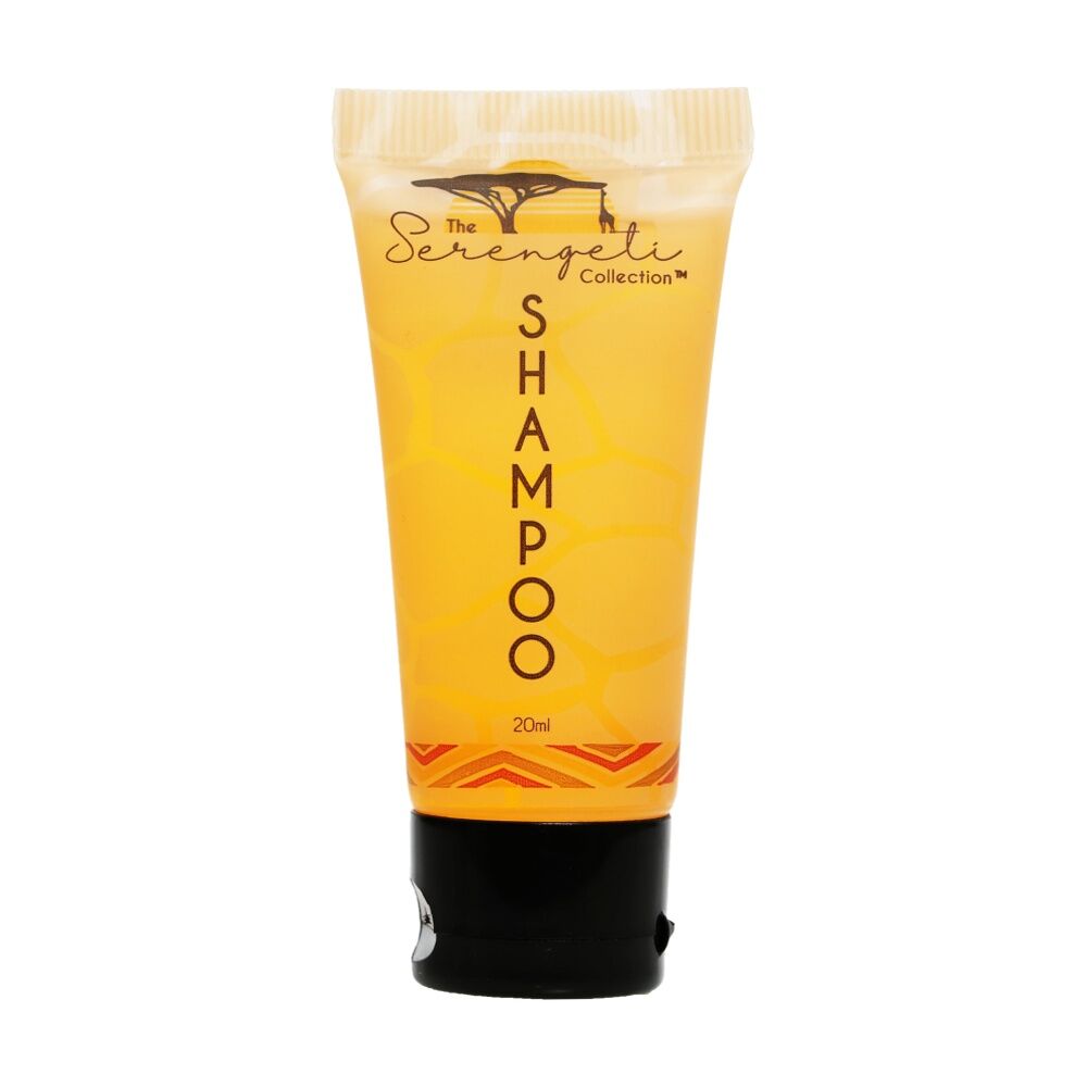 Serengeti Hair Shampoo Individual Tubes Hotel Guest Amenities 20ml (400 Pieces)