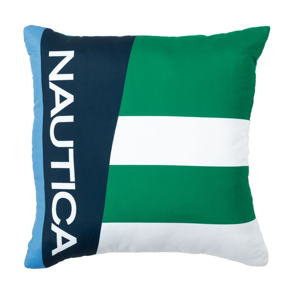 Nautica Navy/Pepper Green Massimo Decorative Cushion Home Decor 45x45cm