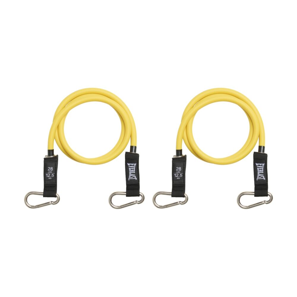 Everlast Resistance Tube 12.5kg Durable Strength Training Fitness Equipment (2 Pack)