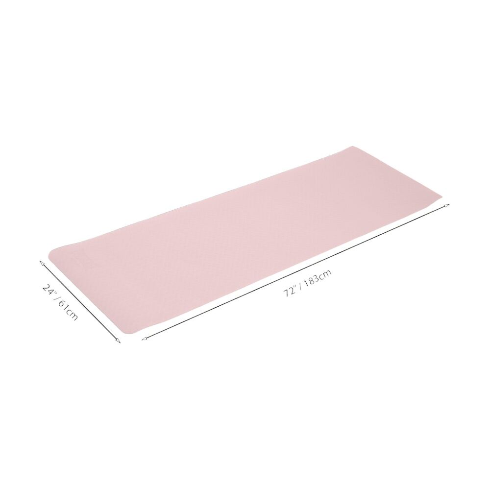 Everlast Yoga Mat 6mm Thick Cushioned Non-Slip Fitness Equipment Pink Everlast — image 2