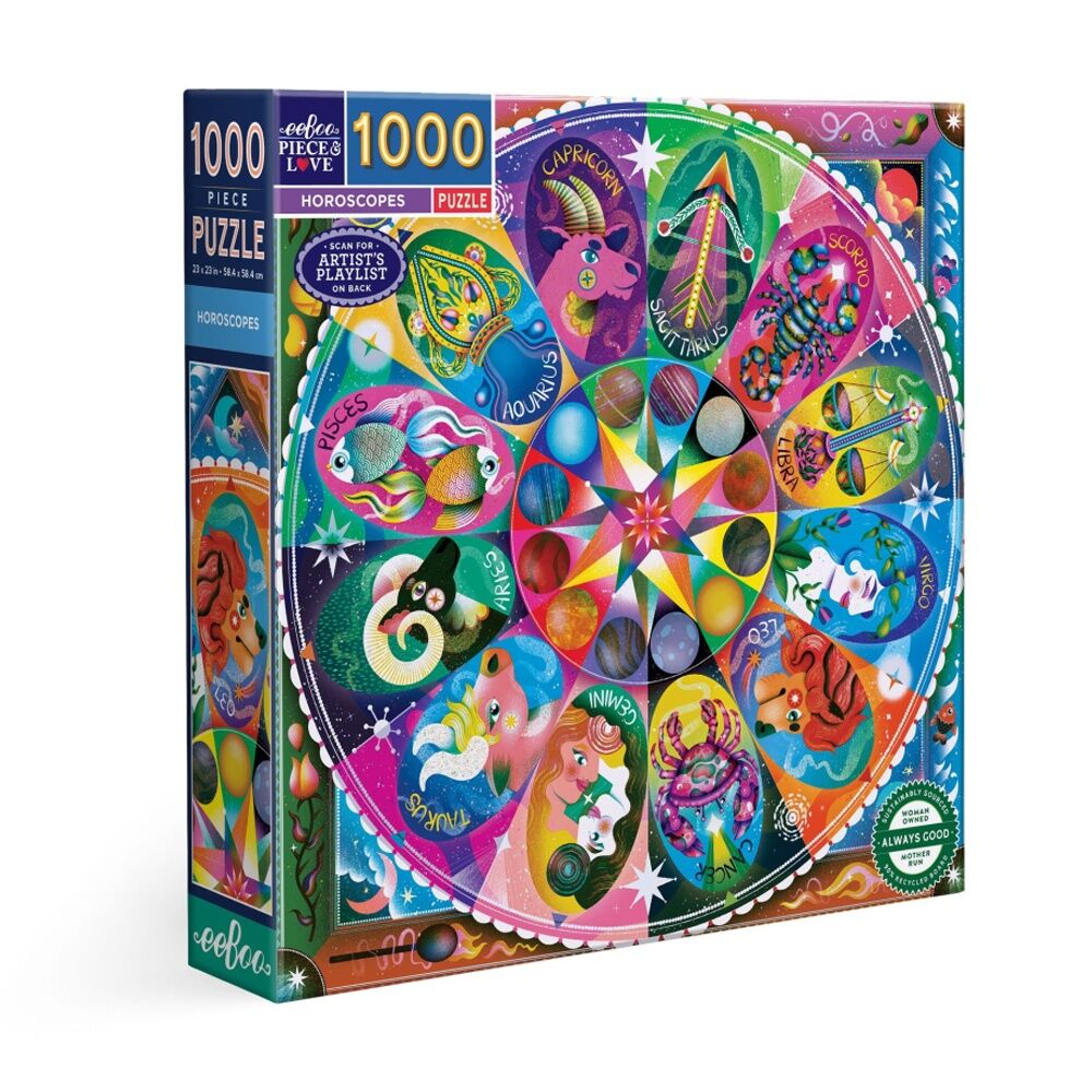 Eeboo Horoscopes Puzzle Zodiac Sign Themed Artwork 12y+ (1000 Pieces)