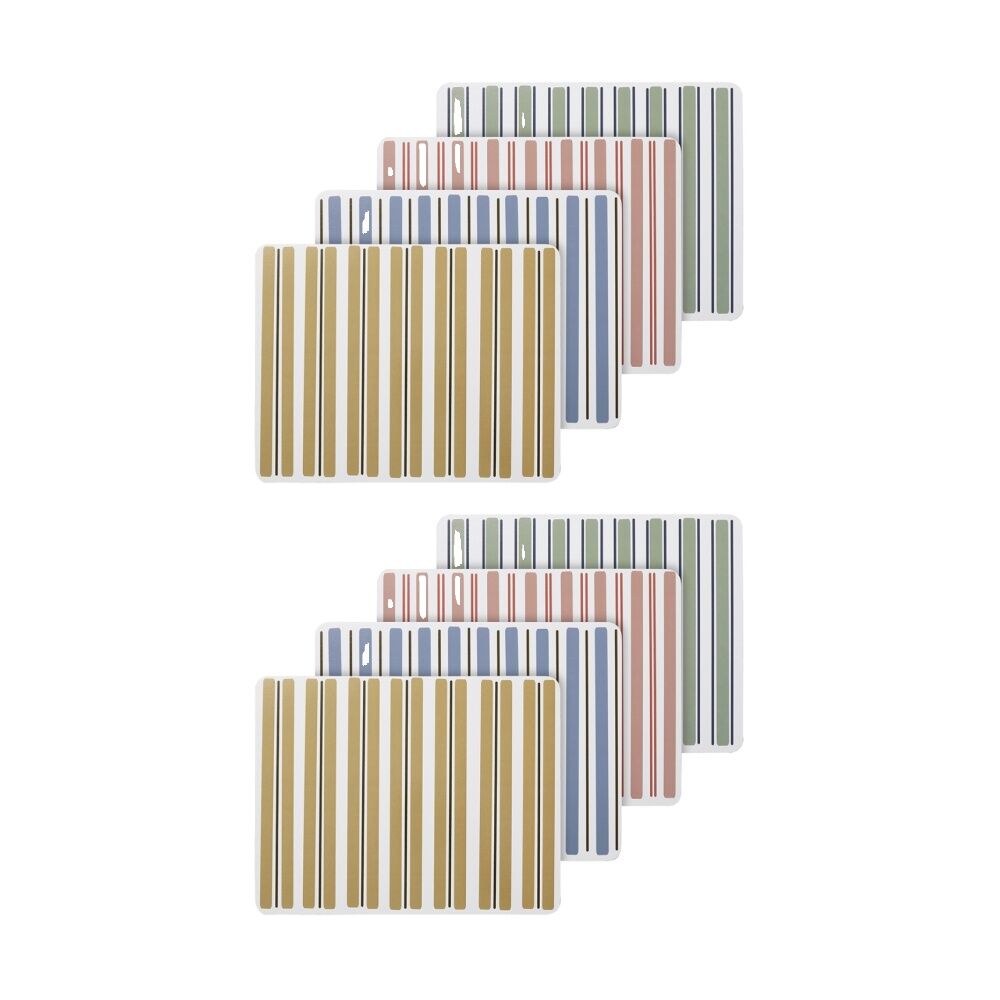 Ecology 4pc Ecology Classic Harbour Striped Rectangle Dinner Placemats 34x26.5cm (2 Pack)
