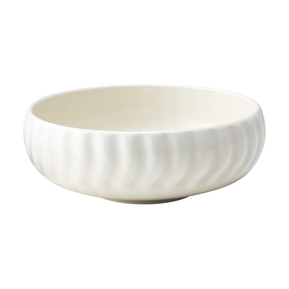 Ecology Ritual Rippled Porcelain Noodle Bowl Frost Off White 15cm (6 Pack) — image 2