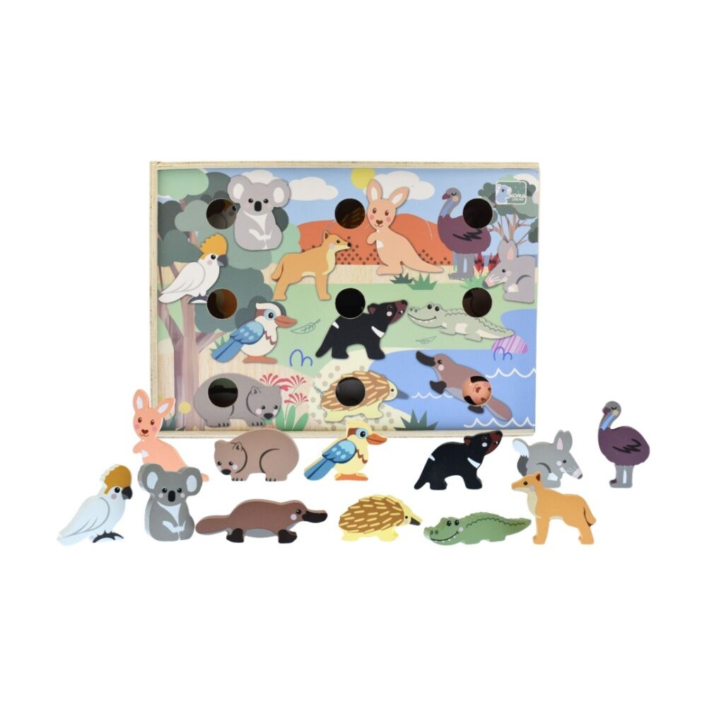 Koala Dream 2y+ Bush Buddies Aussie Animal Hotel Wooden Kids Toy Set — image 2