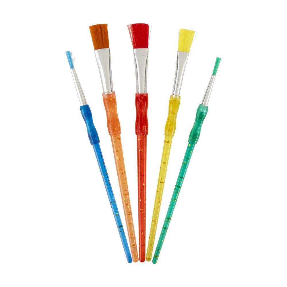 Educational Colours 5pc Educational Colours Junior Paint Brush Set Art/Craft Supplies (2 Pack) — image 4
