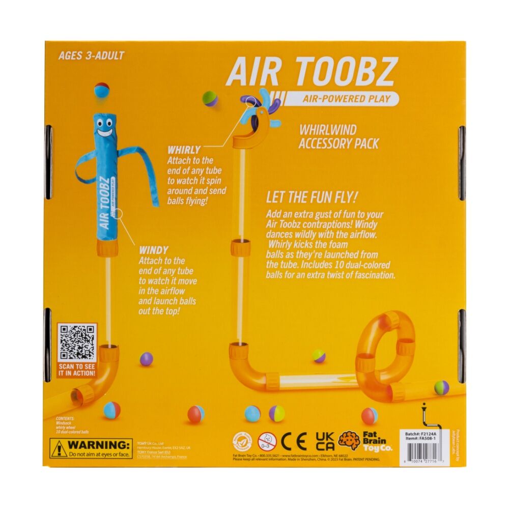 Fat Brain Toy Co. 3Y+ Air Toobz Whirlwind Accessory Air-Powered Play Kids — image 3