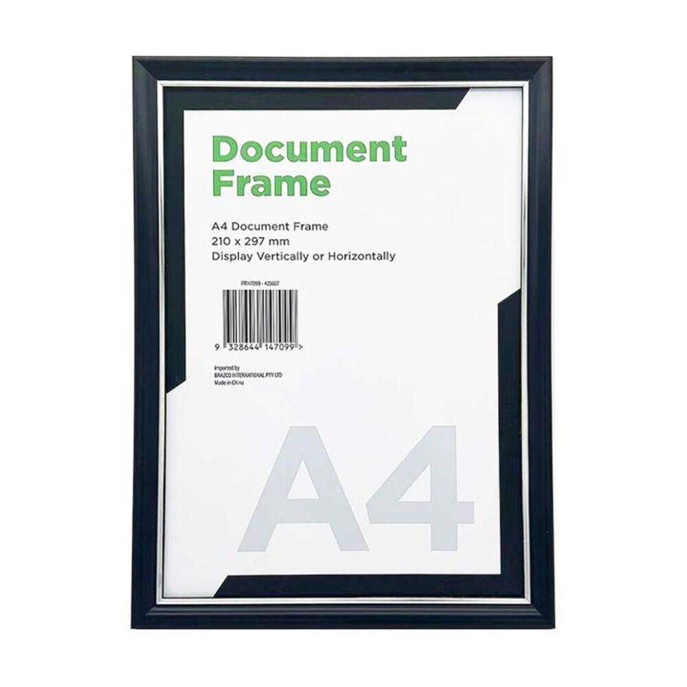 Braz A4 Certificate Document Image Photo Frame 29.7x21cm Gold Silver (12 Pack) — image 4
