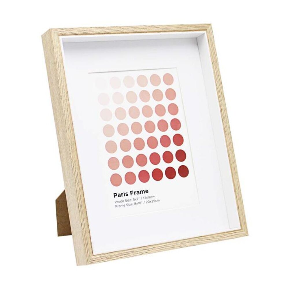 Braz 20x25cm Beech Paris Image Photo Document Display Frame — image 2