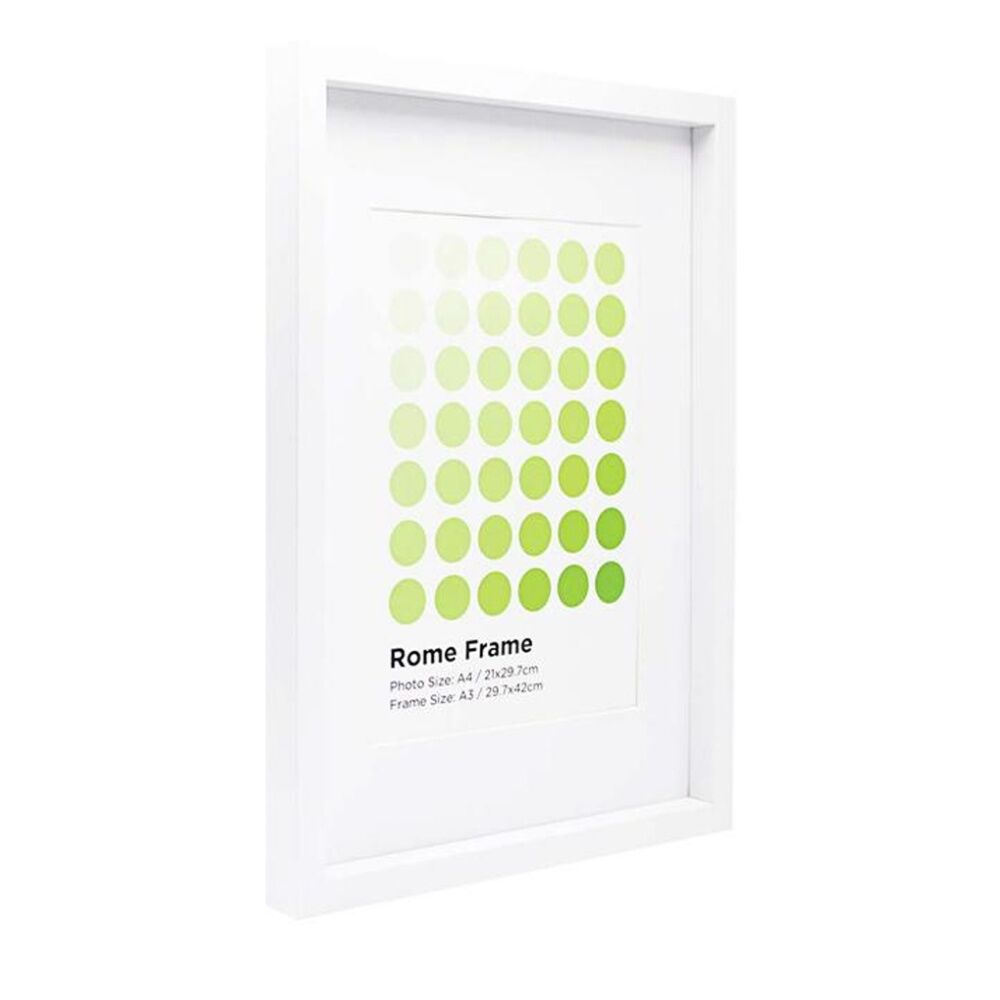 Braz 29.7x42cm White A3 Rome Image Photo Document Display Frame — image 2