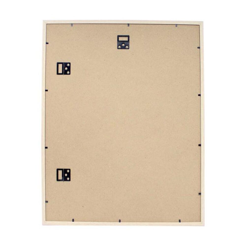 Brazco Frame Venice 16x20 Bch - Modern Wood Photo Frame With Grey Circle Pattern And Clip Mounts - Fits A3 29.7 x 42 cm Artwork - 40 x 50 cm Light — image 3