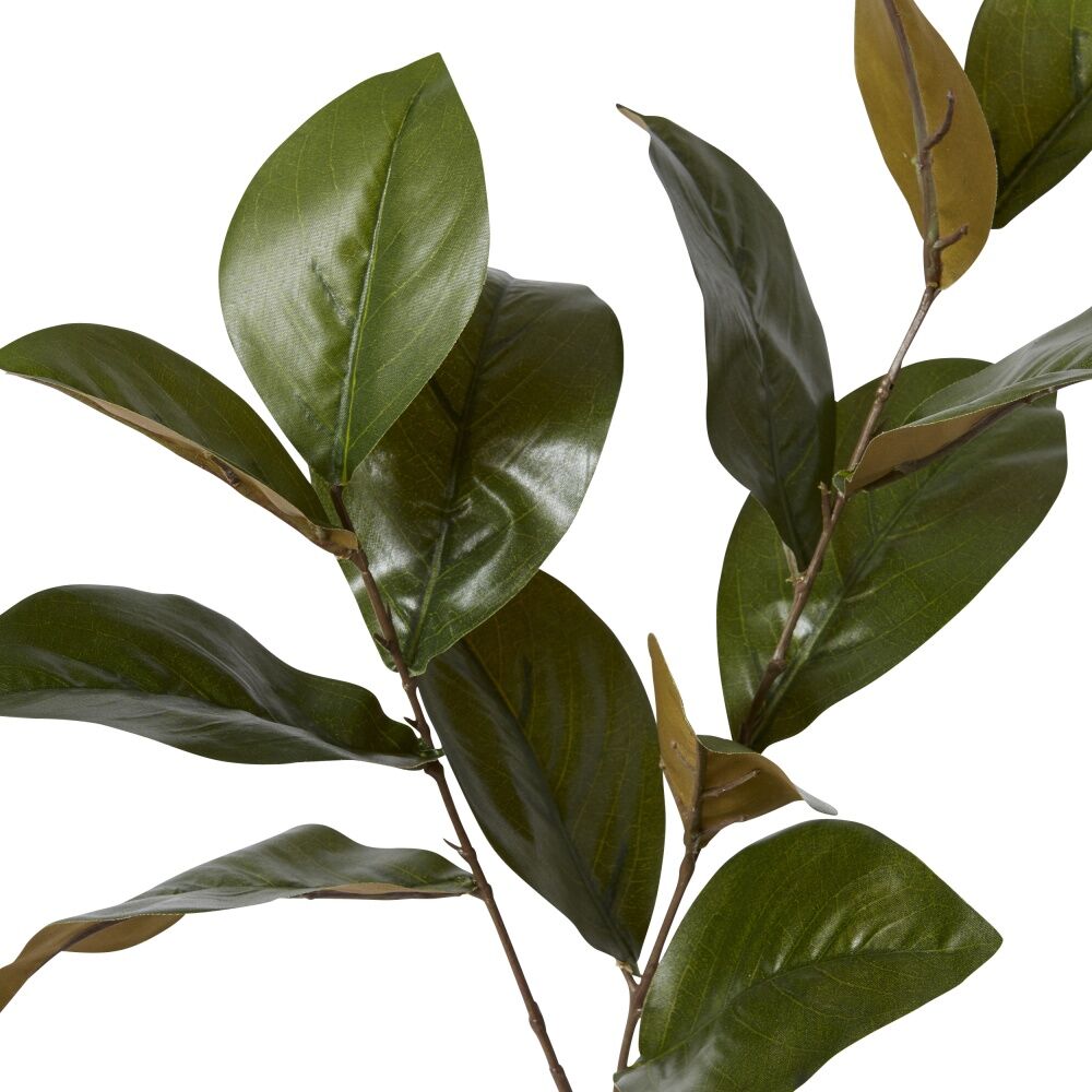 E Style Magnolia Leaf Spray Realistic Artificial Flower Green 25x16x76cm E Style — image 2