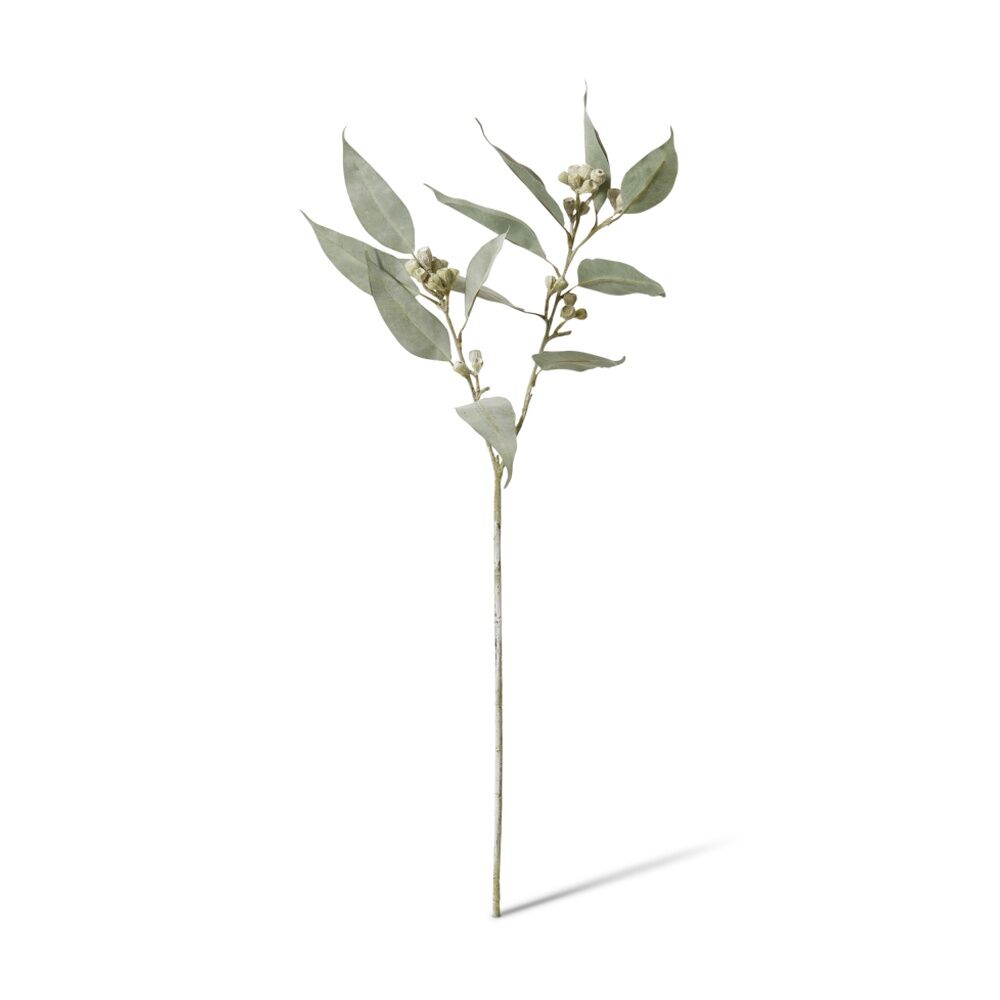 E Style Eucy Gum Nut Spray Realistic Artificial Flower Grey Green 65cm (2 Pack) — image 2