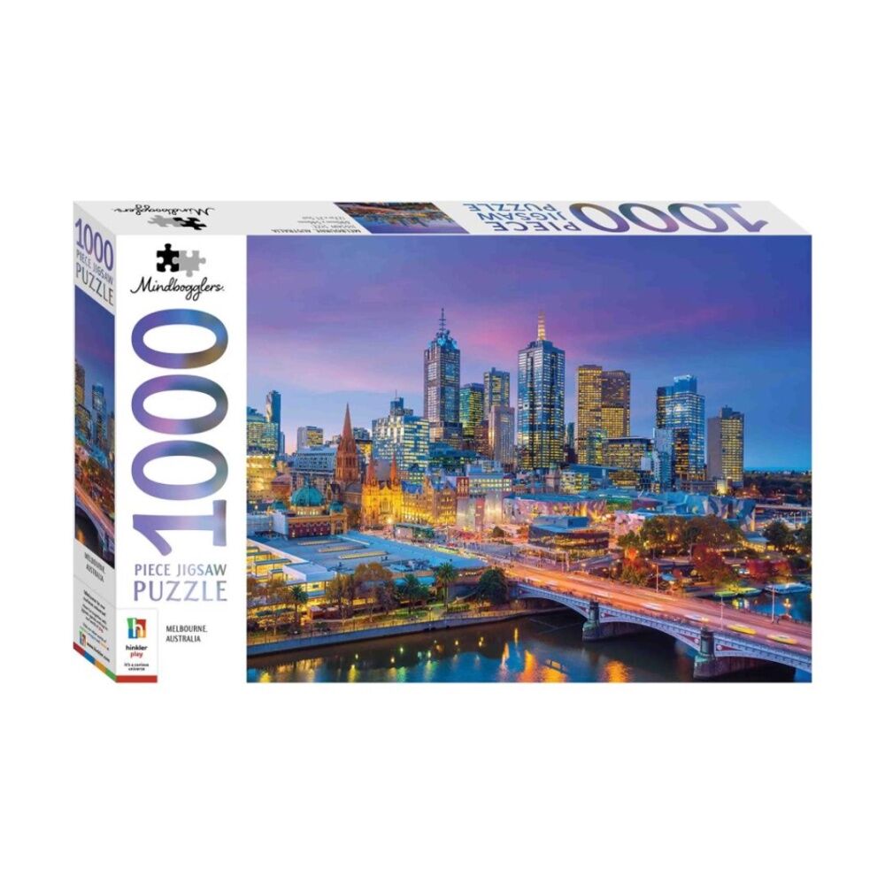 Hinkler Mindbogglers Melbourne Australia Jigsaw Puzzle Enthusiasts (1000 Pieces)