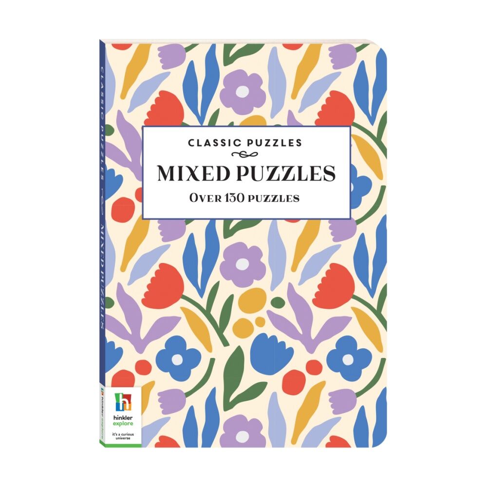 Hinkler Classic Puzzles Mixed Puzzle Book Brain Teaser (8 Pack) — image 2