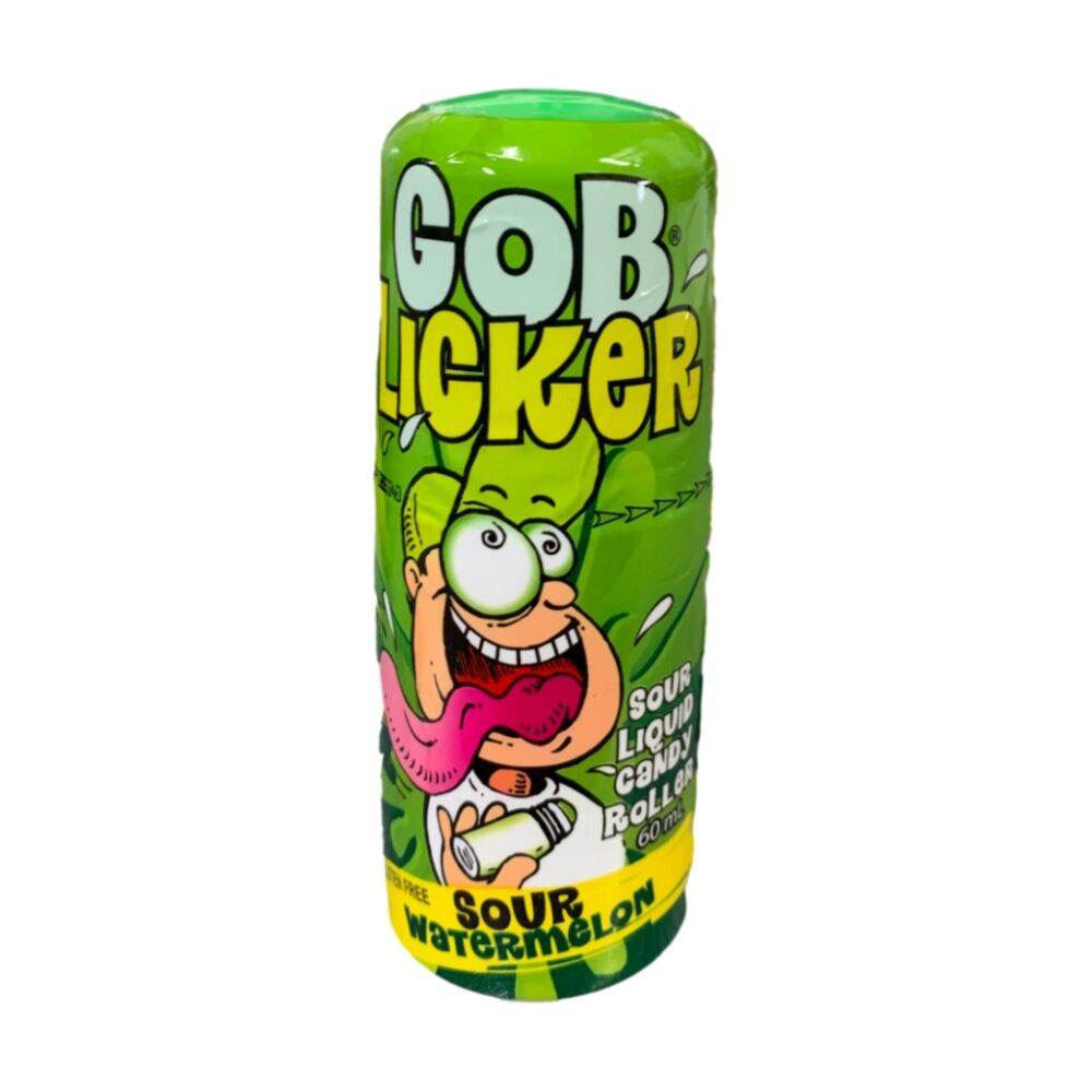 Gob Licker Sour Watermelon Blueberry 60ml Fruit Flavour Lollies - Assorted