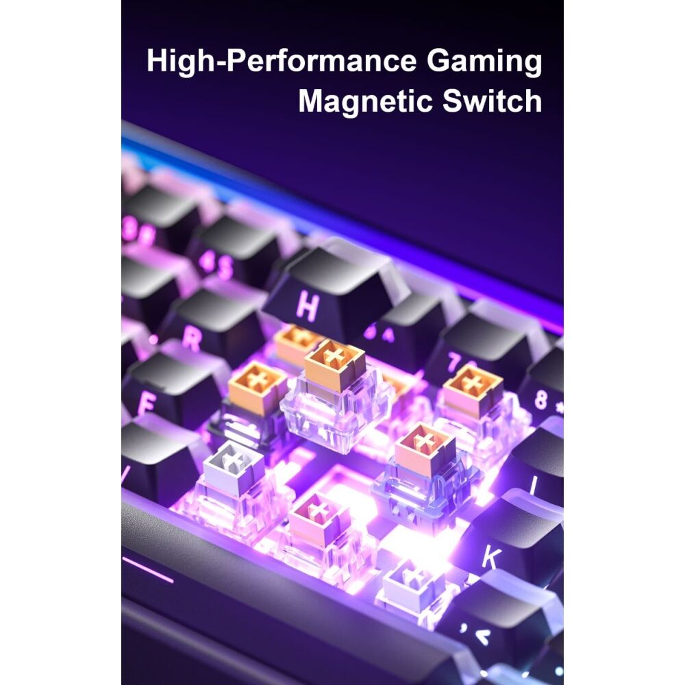 Aula White Hero 68 Wired Magnetic Switch 8K Returns RGB Keyboard — image 7