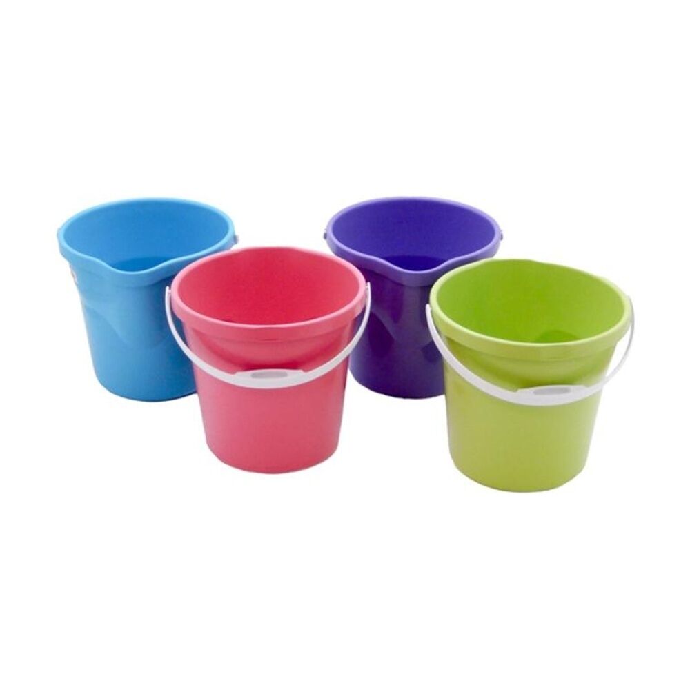 Braz 12L Multi Colour Super Clean Cleaning Round Bucket w/ Handle Assorted — image 2