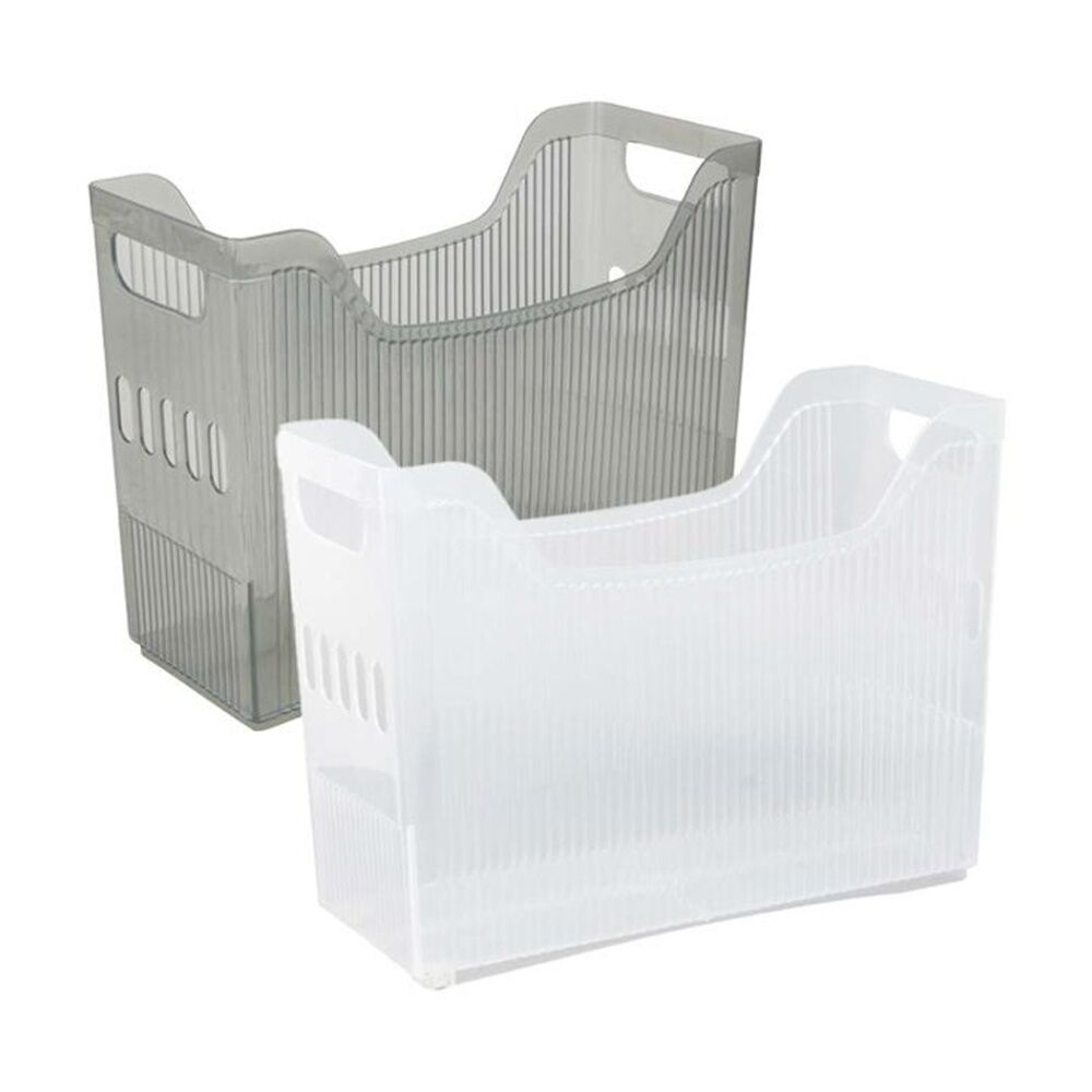 Braz Jely Blue/Pink/Grey/Clear Magazine Holder Stationery Storage Assorted — image 4