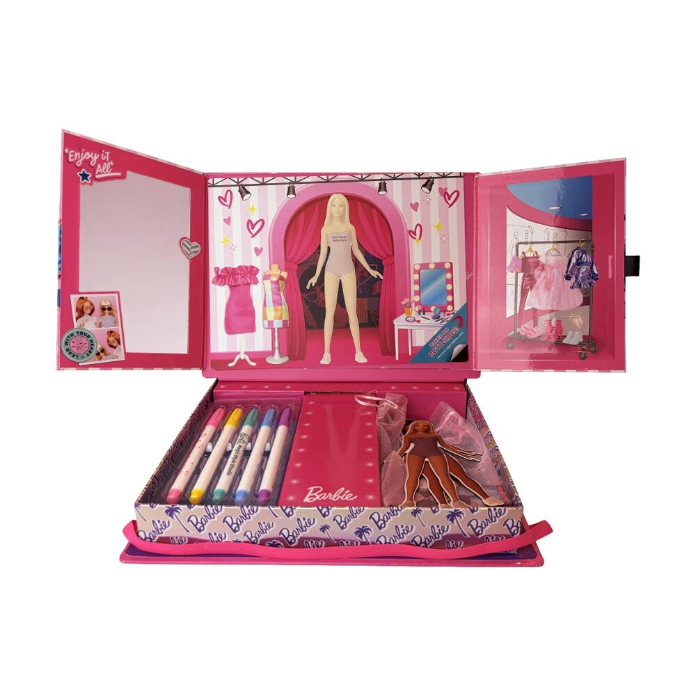 Holotoyz Barbie Magic Style Studio - Magnetic Outfits, Accessories, Markers, App Integration, Over 100 Outfit Combos - Interactive Fashion Playset — image 2