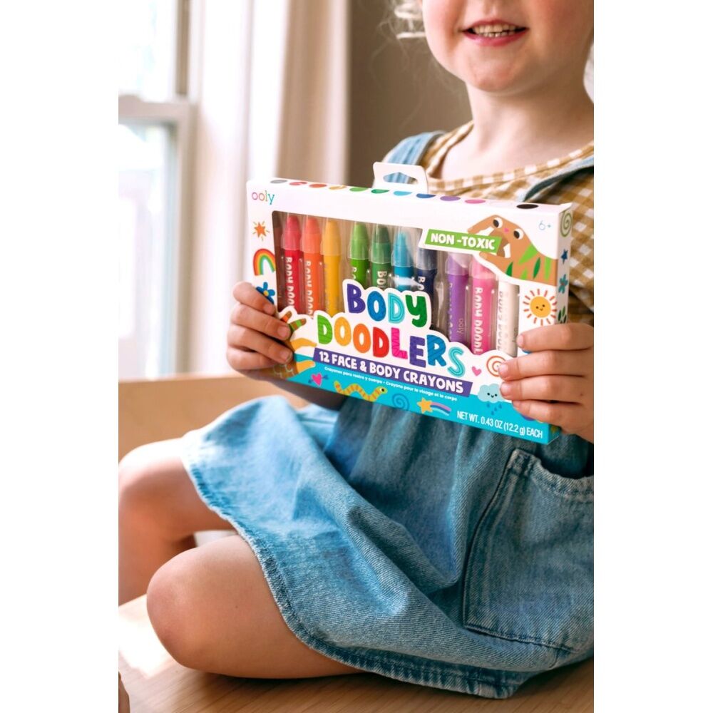 Ooly Markers Face & Body Doodlers Vibrant Colours Skin-Safe Kids Set 4y+ (12 Pieces) — image 2