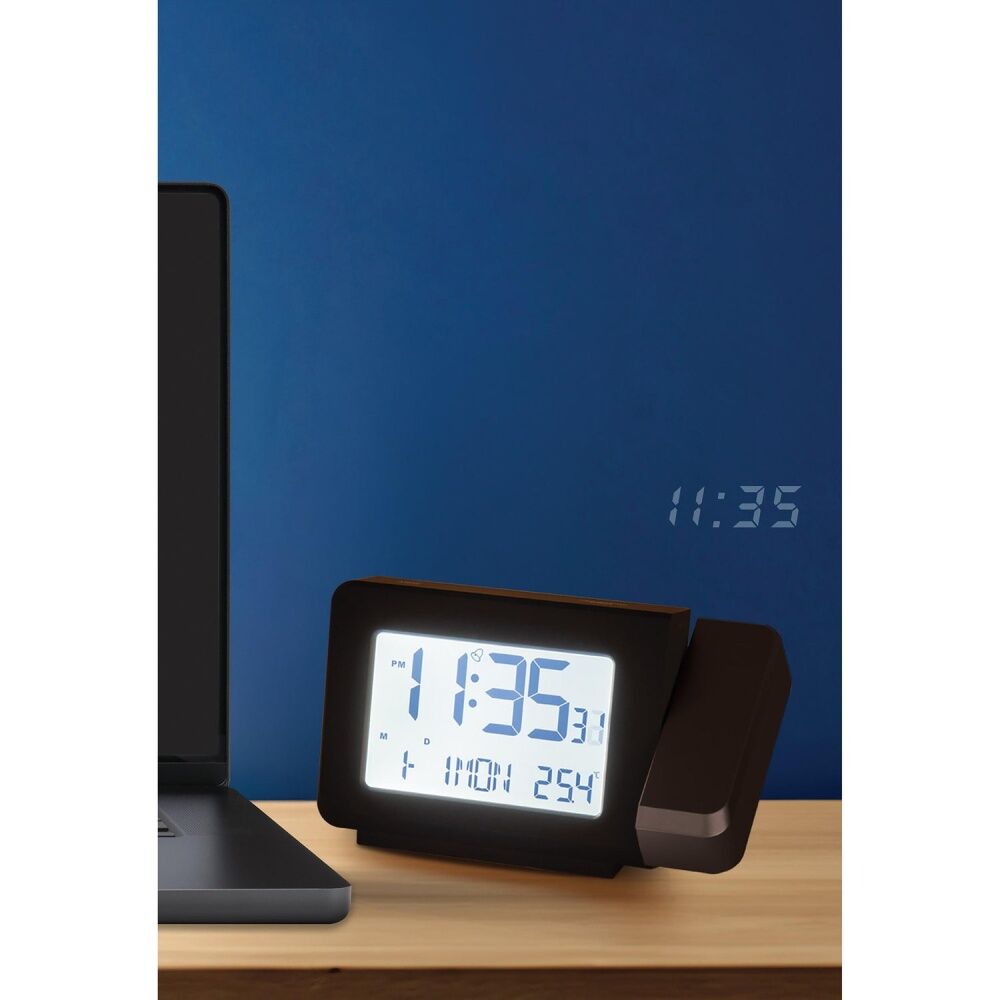 Maverick Desktop Projector LED Clock Black Digital Time Projection Alarm Maverick — image 2