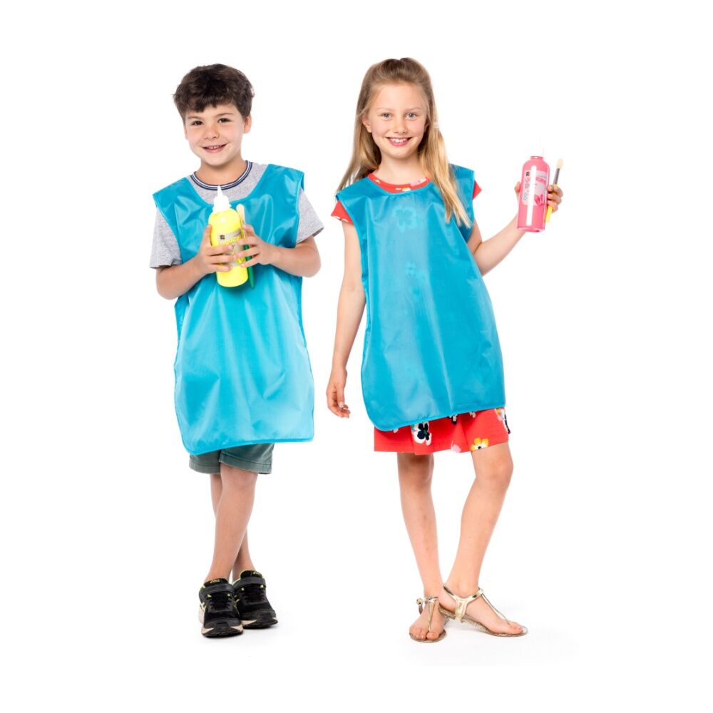 Educational Colours Junior Artist Paint Kids Apron in Blue 5-8y — image 3