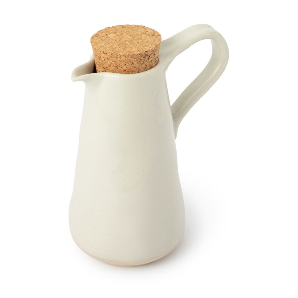Jamie Oliver 450mL Big Love Delightful Stoneware Oil & Vinegar Drizzler White