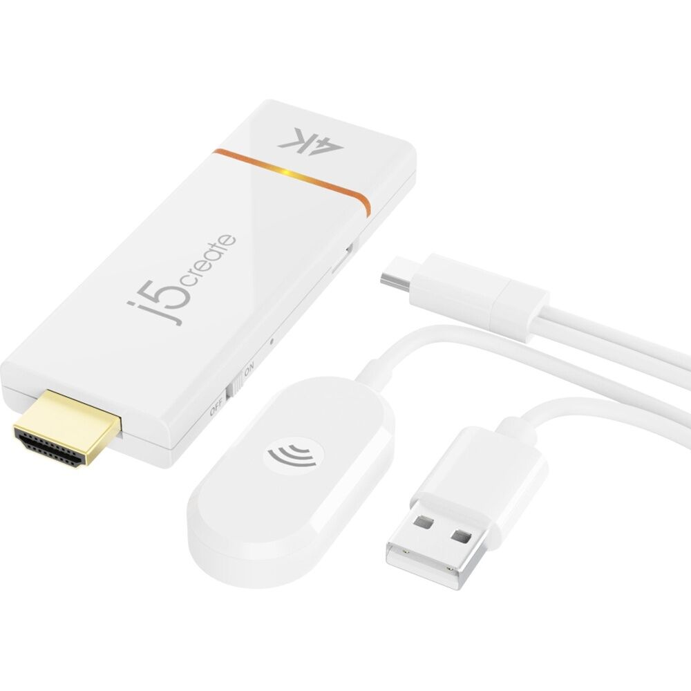 J5create ScreenCast Wireless 4K HDMI Phone/Laptop Casting Display Adapter J5Create