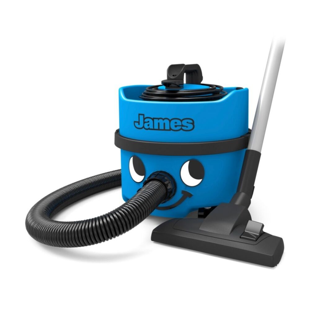 Numatic Blue James HepaFlo Filtration Vacuum Cleaner w/ 10M Cable 8L Drum
