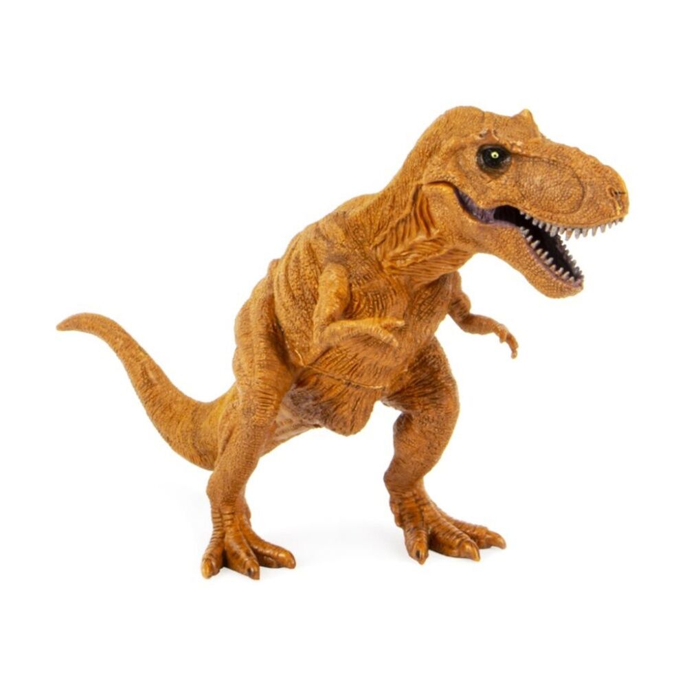 Keycraft T-Rex Extra Large Dinosaur Figurine Toy - Realistic Textured Skin - Orange and Green Variants - Educational and Imaginative Play