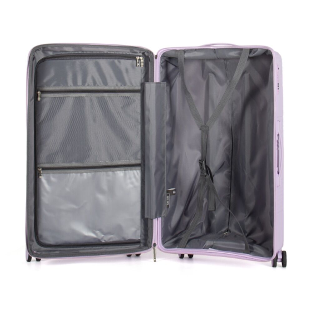 Kate Hill Berkeley Large Luggage Hard Case TSA Lock Travel 111L Expandable Lilac — image 6