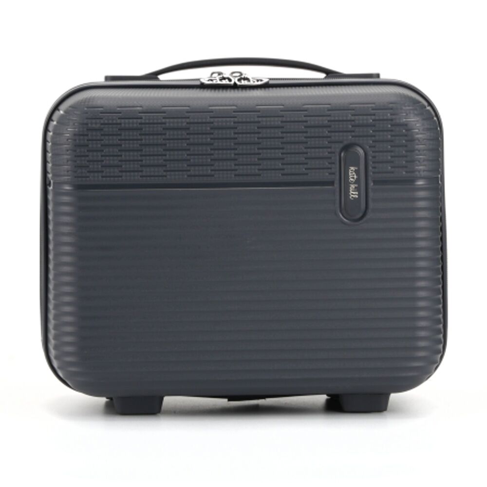 Kate Hill Brooklyn Storm Beauty Case Add-a-Bag Fully Lined Travel 14L Storm