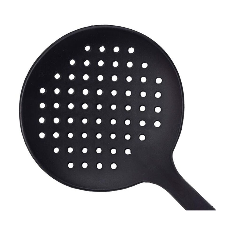 Culinary Kitchen Black Nylon Skimmer w/ Hanging Hole Cooking Utensil — image 4