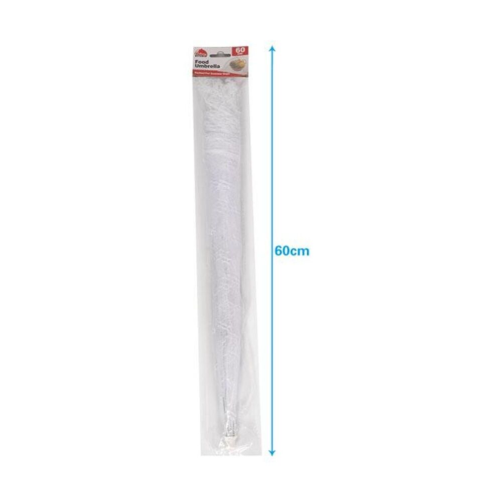 Culinary Kitchen Umbrella Mesh Cover Food Protector Lid 60cm Clear (8 Pack) — image 4