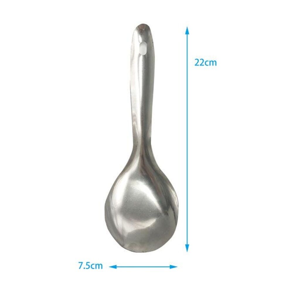 Culinary Kitchen 21cm Stainless Steel Rice Serving Spoon Cooking Utensil — image 4