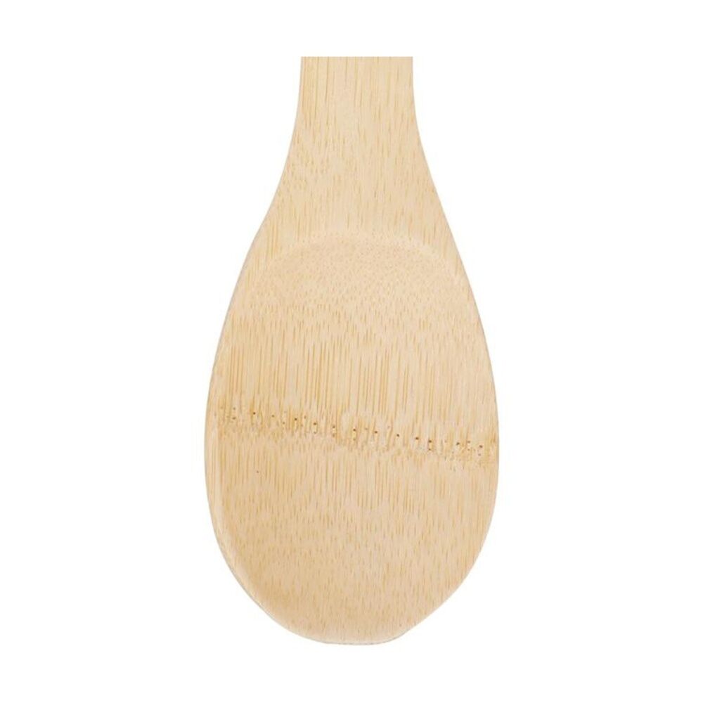 Culinary Kitchen Bamboo Lightweight Cooking Spoon w/ Hanging Hole Utensil — image 5