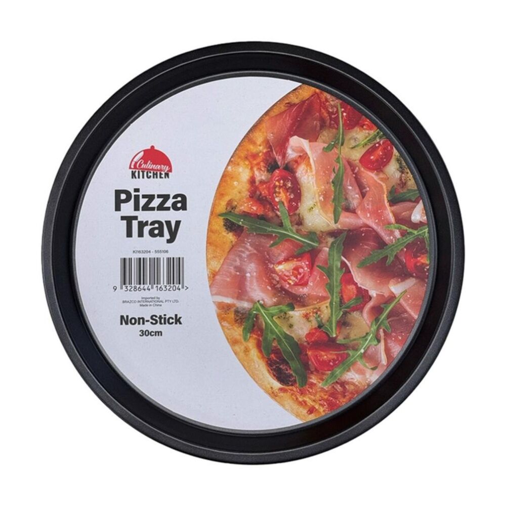 Culinary Kitchen 30cm Non-Stick Round Pizza Baking Pan Tray