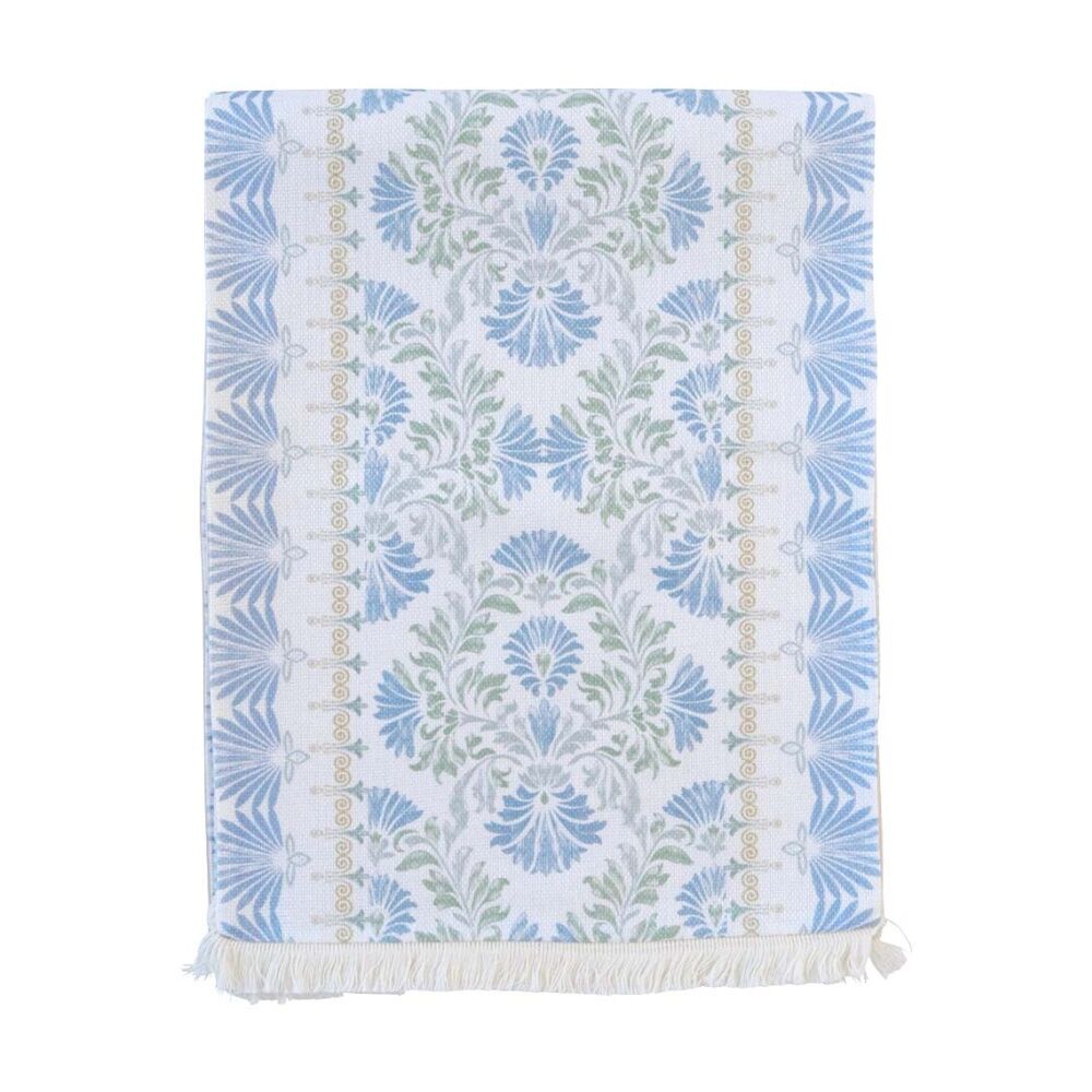 LVD Vintage Rectangular Polyester Table Runner w/ Fringing 180x33cm (2 Pack) — image 2