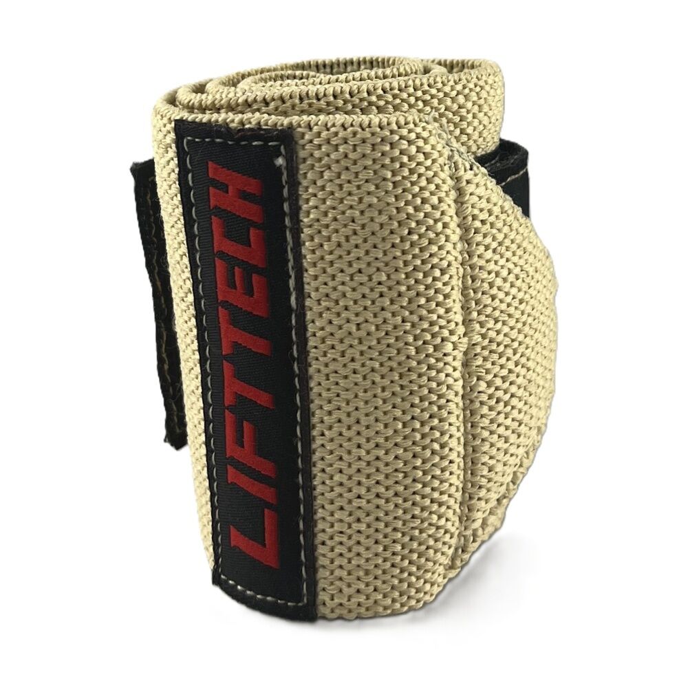 Lift-Tech 2pc Lift-Tech Comp Elastic Support Wrist Wrap Skin 18in w/ Thumb Loop (4 Pack) — image 3