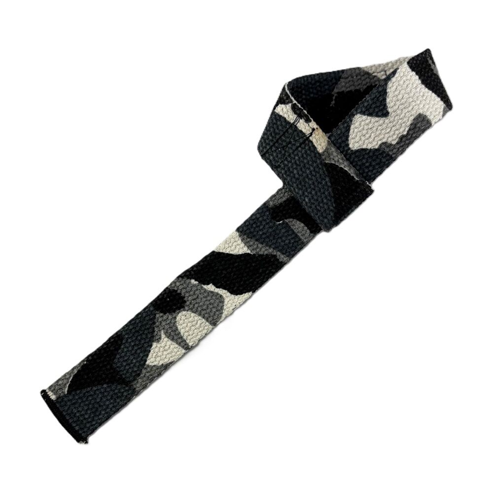 Lift-Tech Cotton Heavy Lifting Support Durable Grip Straps Camo 21in (2 Pieces) — image 3