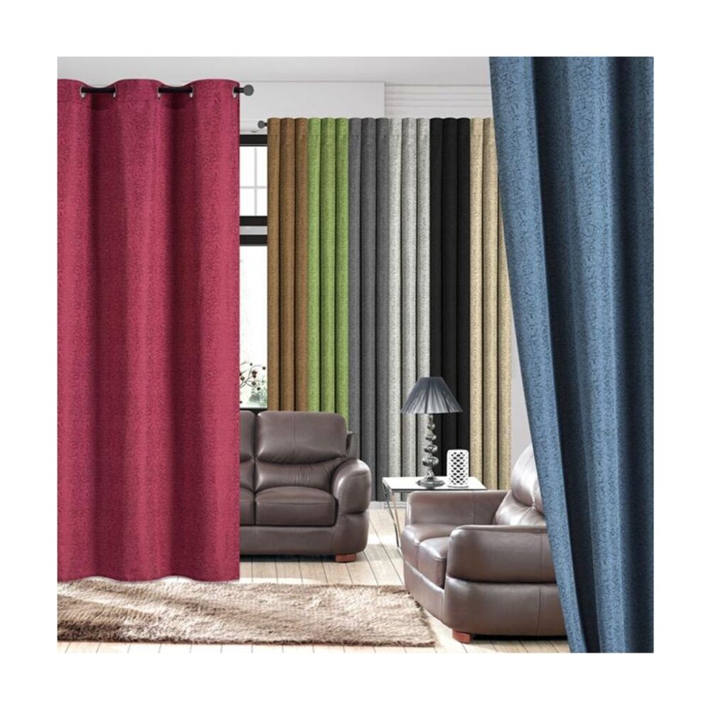Braz Blockout Room Hanging Curtain Home Decor 137x213cm Monterey Silver (4 Pack) — image 4