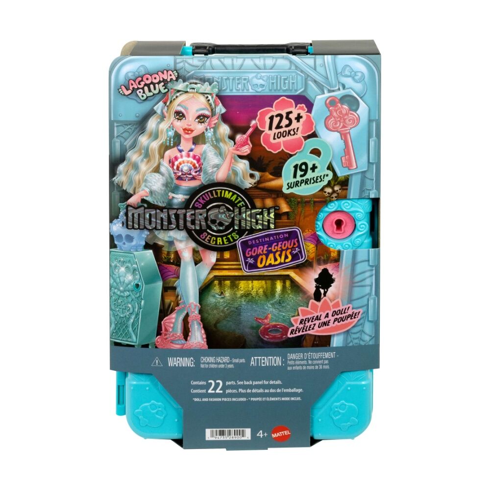 Monster High Skulltimate Secrets Gore-Geous Oasis Doll Lagoona Blue 4y+ (22 Pieces)