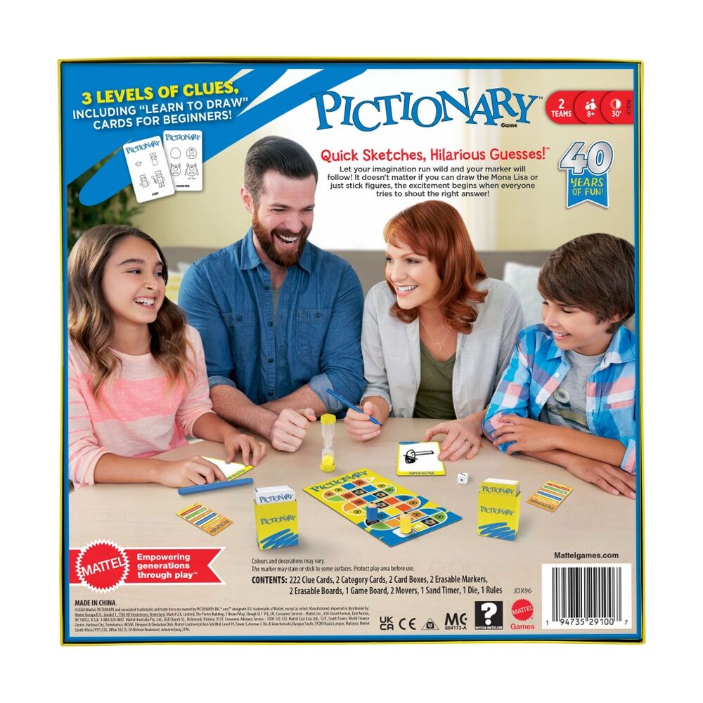 All Brands Toys Pictionary Family Kids Quick Sketches Classic Board Game — image 8