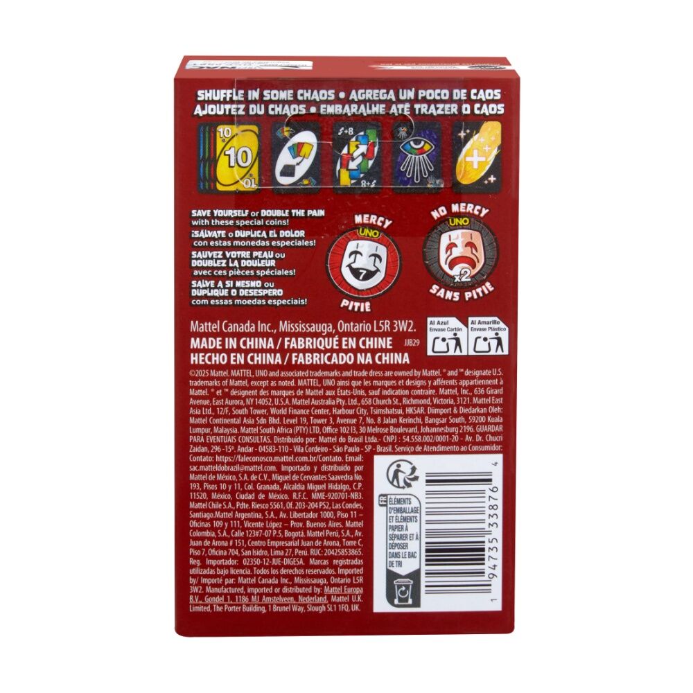 Uno Show 'em No Mercy Expansion Pack Card Game Extension Set 7y+ Uno — image 8