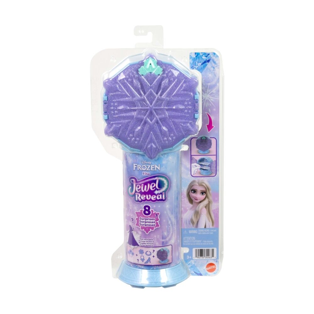 Disney Kids Frozen Reveal Surprise Elsa Doll & Accessories Set 3y+ (9 Pieces)